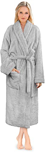 PAVILIA Damen Women's Fluffy Robe Bademäntel (1er Pack)