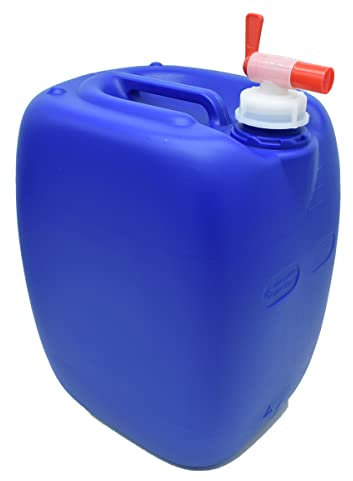 Multitanks - Bidon/Jerrycan 20 litres bleu VIDE avec robinet aeroflow