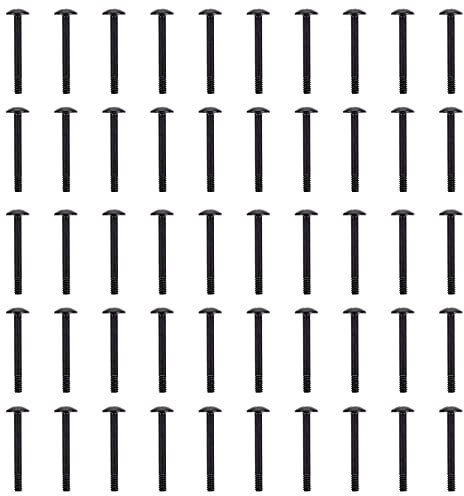 VILLCASE 50 Pièces Vis pour Ventilateur, Vis pour Ventilateur de Boîtier D'ordinateur, 30mm, kit de Réparation pour Ordinateur Portable, Noir