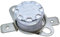 Lumonic KSD301 Interruptor de temperatura bimetálico 160°C I Termostato contacto NA 250V 10A I Interruptor bimetálico Ajustable con carcasa de metal y