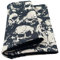 Wollhuhn Mädchen/Kinder/Jungen Warmer Schlupfschal/Halstuch Innen Fleece Gefüttert Viele Motive Winter Übergangszeiten (Skull Taupe/Schwarz)