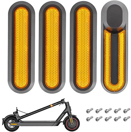 Reflektierende Hinterradabdeckungen für xiaomi M365 /Pro/Pro 2 /1S /Scooter 3 e scooter reflektoren Hinterradabdeckung Reflektierende Schutzabdeckung-Gelb