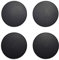 Generic Repuesto de patas de goma para MacBook Air A1370/A1465/A1369/A1466 (paquete de 4, negro)