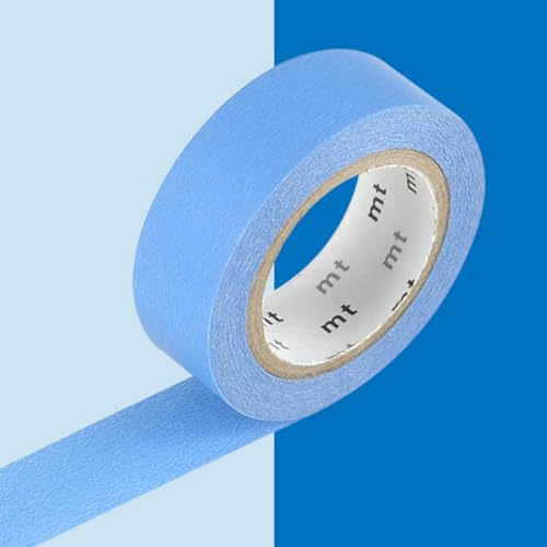 Masking Tape Dekoratives Klebeband einfarbig - Blau - 1,5 cm x 7 m