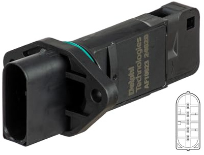 DELPHI AF10623-12B1 Air Flow Meter (LMM) Number of Plug Contacts: 5 12 V without Housing