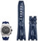 SKM 28 mm importiertes Lederarmband für AP für Audemars Piguet 42 mm für Royal Oak Offshore Uhrenarmband Zubeh?r Dornschlie?e 15710/15703 (Farbe: blaues Armband, Gr??e: mit silberner Schnalle)