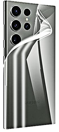 2 pcs Película hidrogel posterior HD para Samsung Galaxy S23 Ultra 5G 6.8 Protectores de pantalla 3D TPU Transparente flexible suave A prueba de explosiones NO vidrio templado