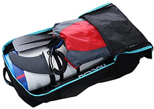 Sysdisen wasserdichte Tasche für Paddle-Boards | 125L wasserdichter Rucksack zum Kajakfahren, Rafting, Bootfahren,Reiserucksack mit Schaumstoffpolsterung für aufblasbares Stand-Up-Paddle-Board