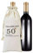 RF&CM Funny Birthday Wine Bottle Bags Gift,50th Birthday Gifts for Men Women Friends,Wine Bottle Bags for Women - Best 50 Year Old Gifts Ideas for Wife, Mom, Grandma,Fifty Class Reunion Ideas...