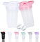 GAISHION Protein Shaker Flasche 300 ml Auslaufsicher, BPA Frei, Eiweiß Shaker für Supplement Shakes mit Sieb & Skala, Fitness Mixer für cremige Whey Proteinpulver Shakes,(Weiß+Rosa(2PCS)