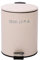 simpa 5L 5 Litre Matt Cream Slim Soft-Closing Pedal Dustbin.