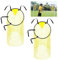 2 Pack Soccer Top Bins Target Net, Top Bins Football Targets Goal Net, Football Goal Target Net for Shootings Accuracy Training Practice Equipment
