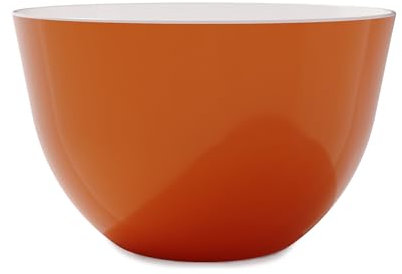 Trebonn Polaire, Bol empilable Diamètre 28 cm x h 17 cm Grand Bol avec Finition Brillante, Parfait comme saladier ou soupière (Orange)