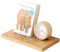 TREOAKWIS Wandregal Eiche Massiv, 30CM Schweberegal Regalbrett Holz Regale Naturholz für Haus, Wohnzimmer, Kinderzimmer, Schlafzimmer, Bad, Büro
