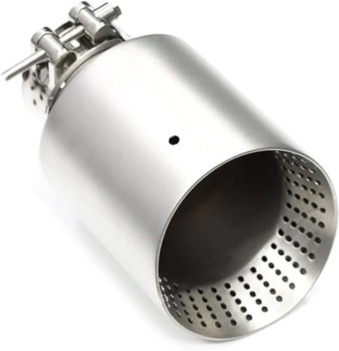 WRHOME Auto Auspuff Endrohr Für VW Golf 7 Golf R GTI,Auto Heck Kehle Schalldämpfer Endrohre Modifizierter Autoteile,D/ID54MM OD89MM