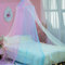 Wnqou Moskitonetz Bett für Doppelbett Einzelbett, Großes Kuppel-Baldachin Betthimmel Mückennetz FeinmaschigesMädchenzimmer, einfache Installation für Reisen und Zuhause (Rainbow)