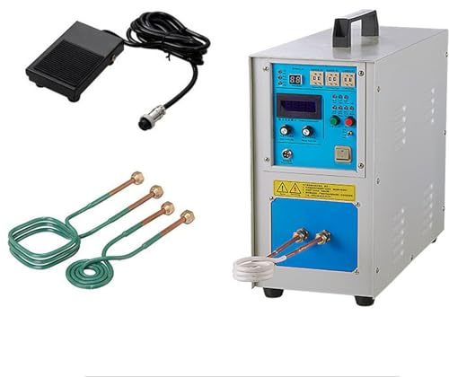 DPLXQPP High Frequency Induction Heating Equipment 15kw 30-100khz Small High Frequency Heating Machine 220v Copper Pipe Welding Melting High