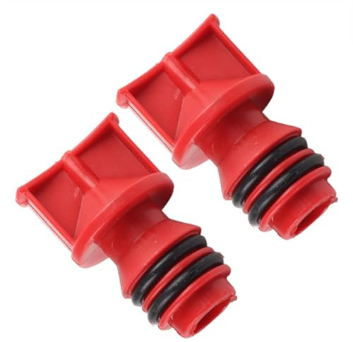Tappo di riempimento 'olio della pompa del compressore d'aria, sfiato del compressore d'aria - Sostituzione 'ugello respiratorio con filettatura maschio da 17 mm | Rosso accessori per pompa a
