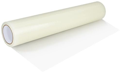 CROWNSHOP Carpet Protector Roll Carpet Protector Film 60cm x 100m Self Adhesive Carpet Floor Protection Film Clear Heavy Duty Puncture Water Resistant for Floor Protection