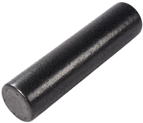 FonHNDG Rouleau de Mousse Noir, équipement d'exercice de Yoga, Rouleau de Massage, Colonne de Yoga délicate pour Les Jambes, Les Bras(Black L)