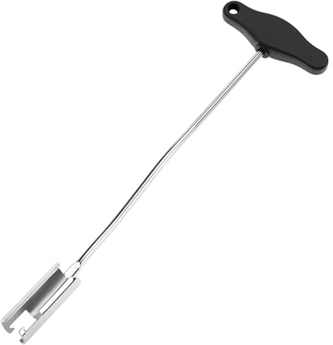 QWORK® Zündkerzen Stecker Abzieher T-Griff, Abzieher für Zündkerzenstecker, Reparaturwerkzeug zum Aus- und Einbauen von Zündkerzensteckern