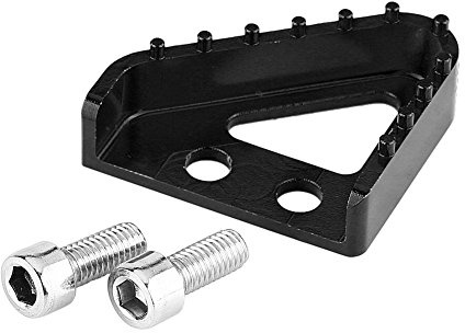 Qiilu Bremspedal, Vergrößern Bremspedal CNC Hinten Bremspedal Offroad Fußrasten Pedale für RC125 / 200/390 690/990 (Swarchz)