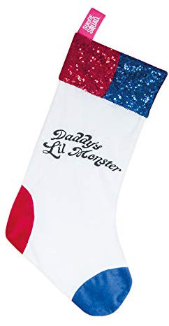 Official Suicide Squad Harley Quinn Christmas Stocking With Sequin Detail