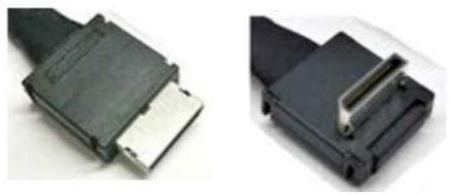 Intel Cable SFF-8611 straight to right angle 450mm