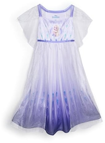 Disney Girls' Frozen 2 Fantasy Gown Nightgown, BEAUTIFUL EPILOGUE, 6