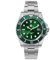NC San Martin Diver Ghost Luxusuhr Saphirglas Herren Automatik Mechanische Herrenuhren Keramiklünette Armbanduhr (Green)