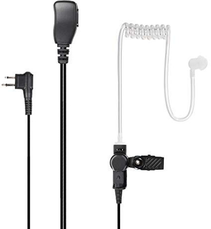 Hoornie® Security Cuffie a 2 pin, anche per Motorola CP040, DP1400, XTNi, XT420, XT460 e altri. Include 4 inserti auricolari gratuiti