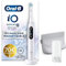 Oral-B iO-8- Brosse À Dents Électrique Rechargeable Édition Spéciale,1 Manche Haut De Gamme Blanc Avec Technologie Magnétique Révolutionnaire, 1 Brossette, 1 Pochette Magnétique