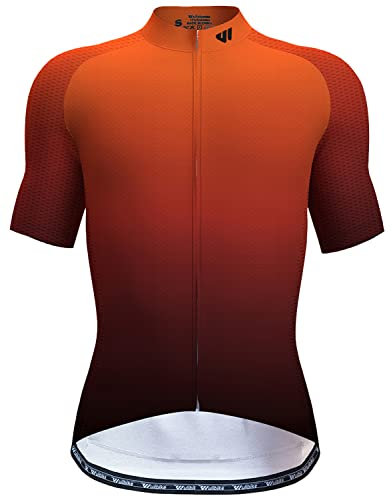 Lo.gas Radtrikot Herren Kurzarm - Rennrad Trikot Herren Reißverschluss mit Taschen, Sommer Atmungsaktiv