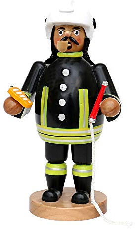 Wichtelstube-Kollektion Holz Räuchermännchen Feuerwehrmann