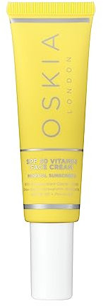 OSKIA LSF 30 Vitamin Gesichtscreme - 100% mineralischer LSF für Breitspektrum-Schutz gegen UVA & UVB, marine freundlich