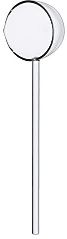 Clear Glass Soup Spoon Long Handle Scoop Teaspoon Kitchen Serving Spoon Ladle for Soup Salt Sugar Spice Sauce Drink Tea Coffee, 1 Piece