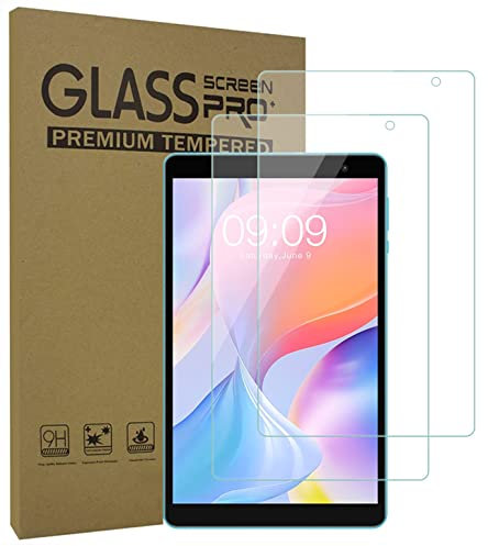 AKNICI Pellicola Protettiva per TECLAST P80T/ALLDOCUBE iPlay 50 Mini Lite Tablets 8 Pollici, Vetro Temperato Film, Ultra Trasparente/Anti-graffio/Durezza 9H, Pacco da 2