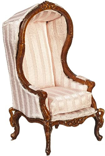 Melody Jane JBM Puppenhaus, Mittelalter-Stuhl, 1:24 Halbcm, Hellrosa