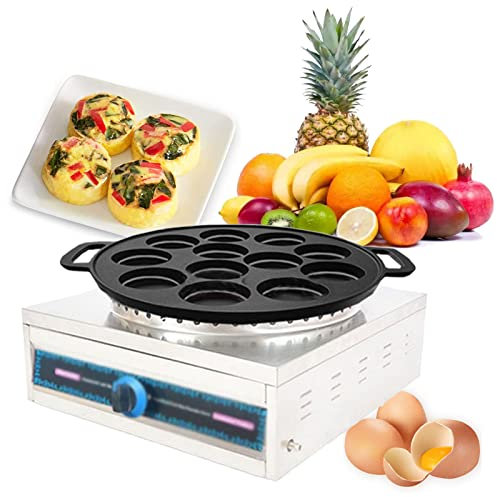 Egg Frying Pan Propane Gas, Deluxe Sous Vide Style Egg Bite Maker, Propane Gas Non-Stick Frying Pan for Breakfast, Pancake for Breakfast, Easy to Clean, Even Heating, Healthy Snacks Desserts,style1