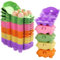 MESHKA Eierkartons für Hühnereier, natürliches Zellstoffpapier, wiederverwendbar, Eierablage aus Karton für Osterspielzeug, Geschenke, Handwerk, 30 Stück (5 Farben)