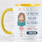 Wanapix | Tazza Maestra Personalizzata | Regalo Maestre Fine Anno | Tazza Colazione | 325 ml | Idee Regalo Insegnanti | Prof