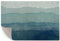 murando - Vinyl Teppich 120x80 cm - PVC Küchenteppich für Wohnzimmer Schlafzimmer Outdoor Läufer Küche Vinylteppich Dünn rutschfest Balkonteppich Design Abstrakt Pastell Blau Grau Ombre f-A-0914-bi-a