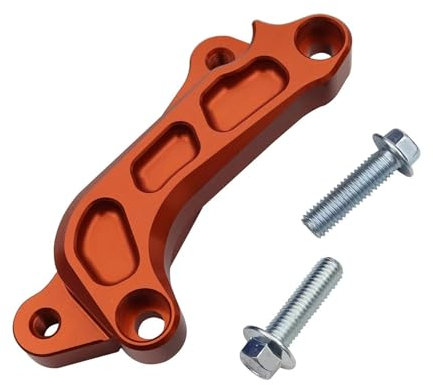 NPUQNLAH per KTM XC XCF XCW SX SXF EXC EXCF TPI Six-Day 1994-2023 320mm Pinza Freno A Disco Adattatore di Montaggio Staffe per Colonna Anteriore Posteriore Sostituire Le Parti del Freno(Arancia)
