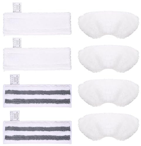 8 piezas Accesorios para Kärcher Limpiadores a Vapor, Microfibra Paños de Suelo, para Kärcher EasyFix SC1 SC2 SC3 SC4 SC5