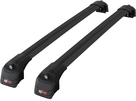 Kompatibel mit Jeep Grand Cherokee 4 (WK2) 2011-2020 ACE-2 Typ Relingträger Dachträger Auto Gepäckträger Schwarz Aluminium Barren