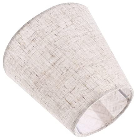 Homoyoyo Kleiner Lampenschirm Für Tischlampe E14 Aus Hochwertigem Leinen - 14x14x13 Cm - Idealer Lichtschutz Und Stilvolle Deko Für Wohnzimmer Hotel Und Restaurant