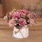 AUSHOPLAH Kunstblumen, Kunstblumen Wie Echt, KüNstliche Blumen In Vase, Desktop Kleine BlumentöPfe, Hochzeit Deko Blumen E18 (D Rosa)