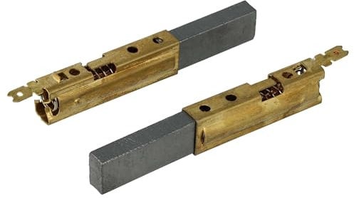 vhbw 2x spazzola carbone compatibile con Würth ISS 35, ISS 35-S aspiratore industriale, aspiratore a umido/secco
