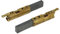 vhbw 2x spazzola carbone compatibile con Würth ISS 35, ISS 35-S aspiratore industriale, aspiratore a umido/secco