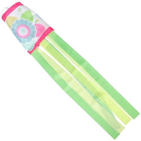 ARTIBETTER Windsackfahne Garten 13x100cm Polyester Wetterfest Leichte Gartendeko für Terrasse Balkon Hof